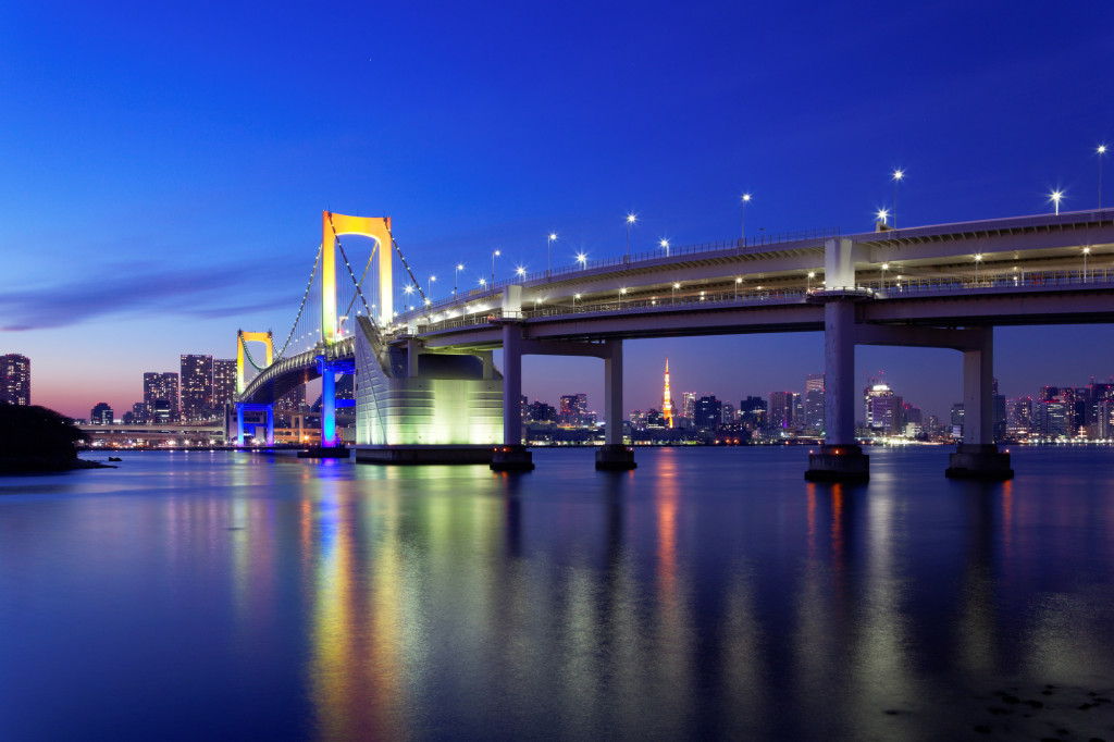 東京湾夜景画像 (2)